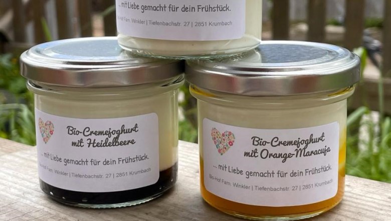 Bio-Cremejoghurt, © Familie Winkler