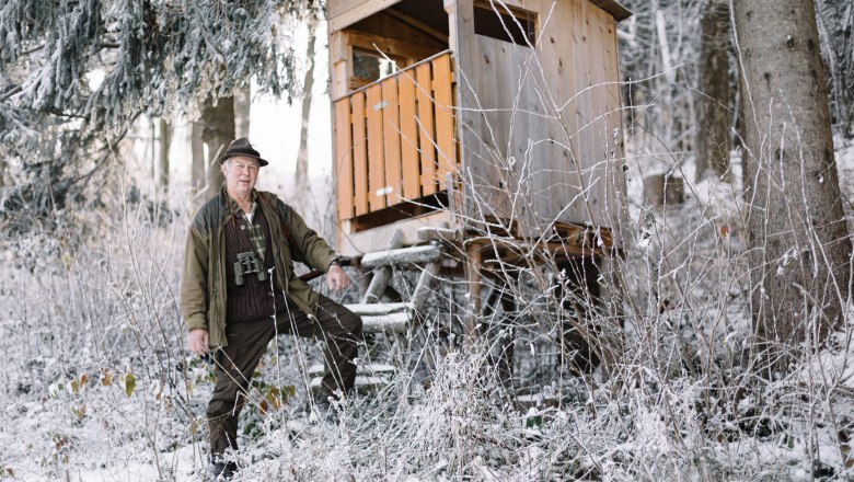 Seniorchef Karl Donhauser ist passionierter Jäger, © Niederösterreich Werbung/Mara Hohla